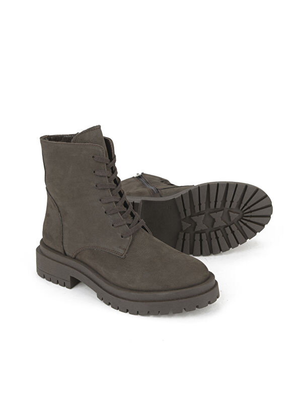 Kadın Hakiki Deri Bot 153359Z3052 Kahve - Görsel 5