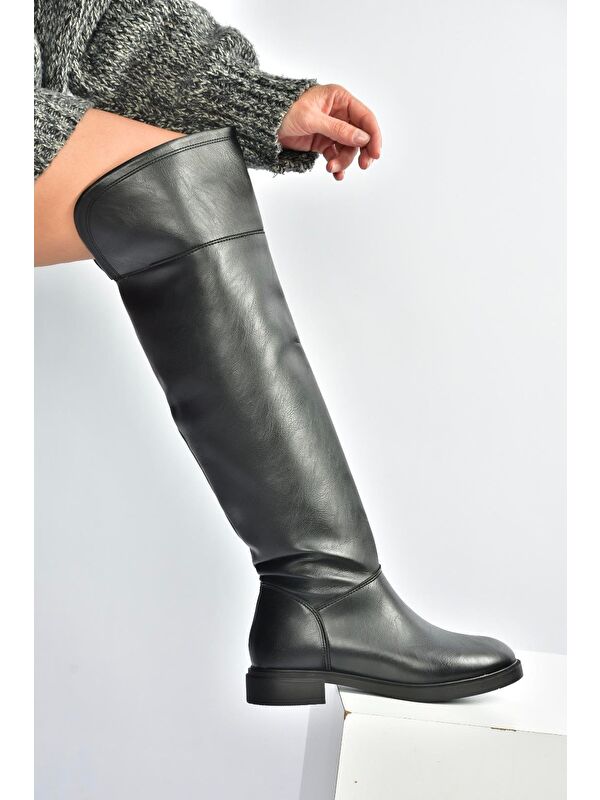 Siyah Kadın Çizme V973801009 - Görsel 5