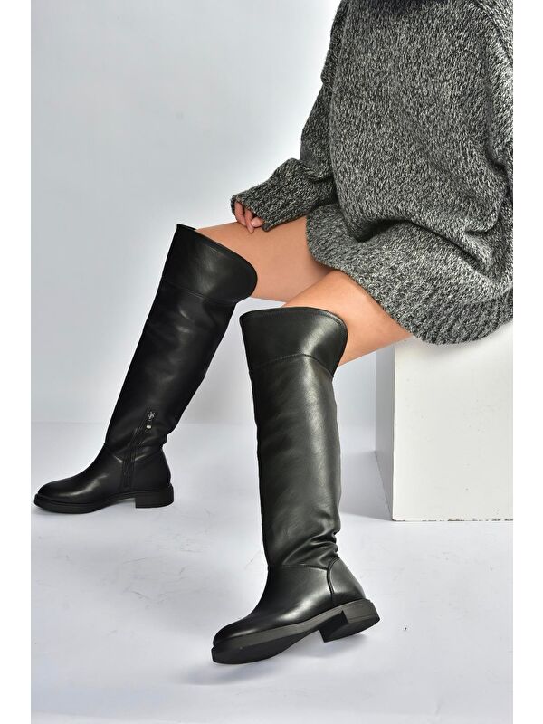 Siyah Kadın Çizme V973801009 - Görsel 6