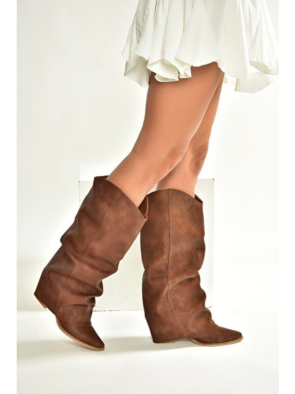 Kahverengi Kadın Çizme V846846001 - Görsel 2