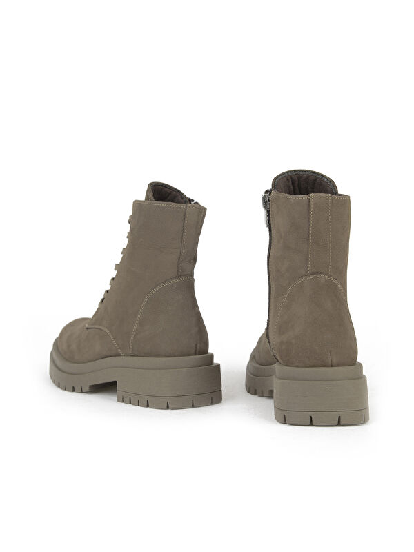 Kadın Hakiki Deri Bot 153359Z3052 Vizon - Görsel 4