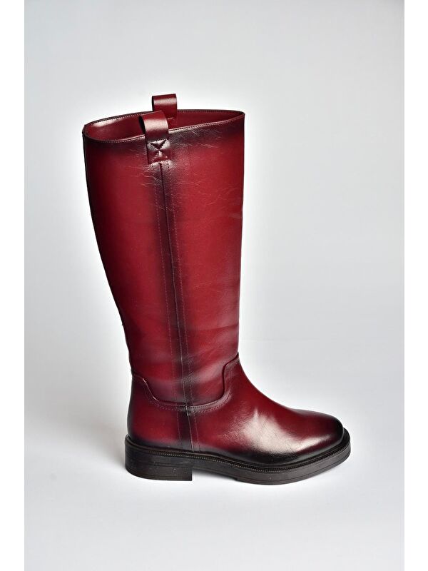 Bordo Kadın Çizme V312513560 - Görsel 5