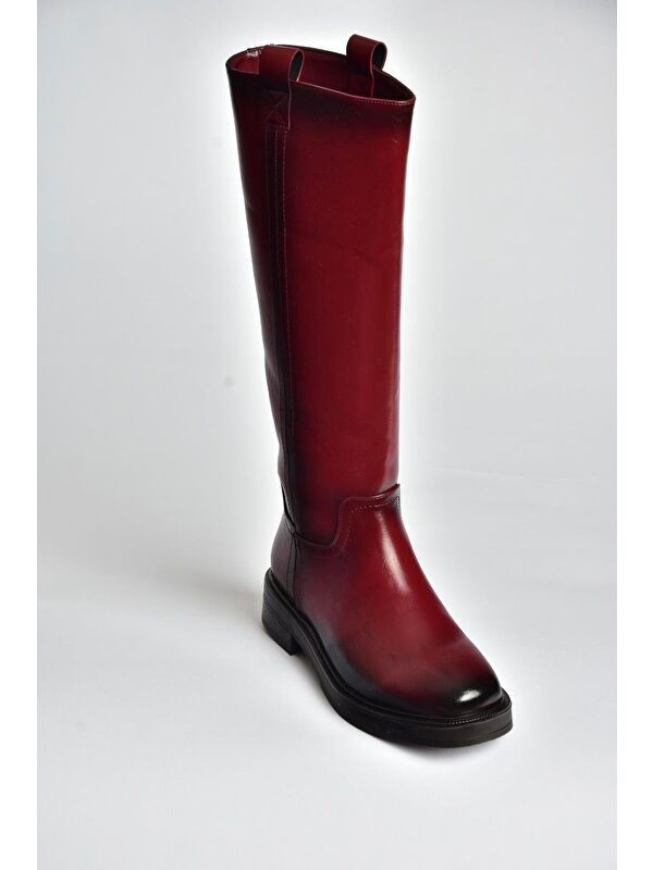 Bordo Kadın Çizme V312513560 - Görsel 6