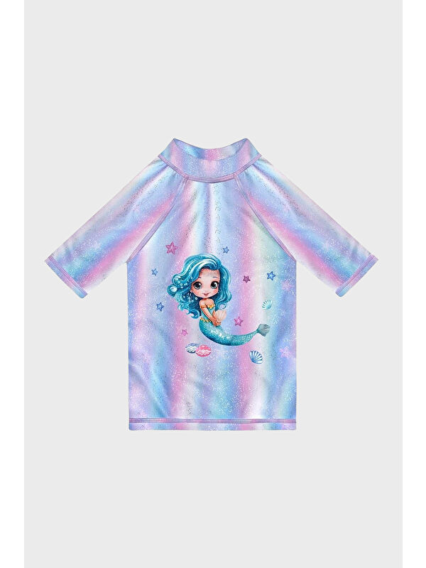 Slipstop Seastar Desenli Kolay Kuruyan Uv Korumalı T Shirt ST2515000005