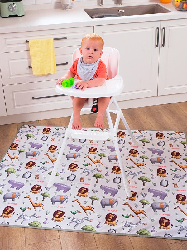 Minimono Mama Sandalyesi Altı ve Aktivite Bakım Örtüsü 145x120cm - Standart
