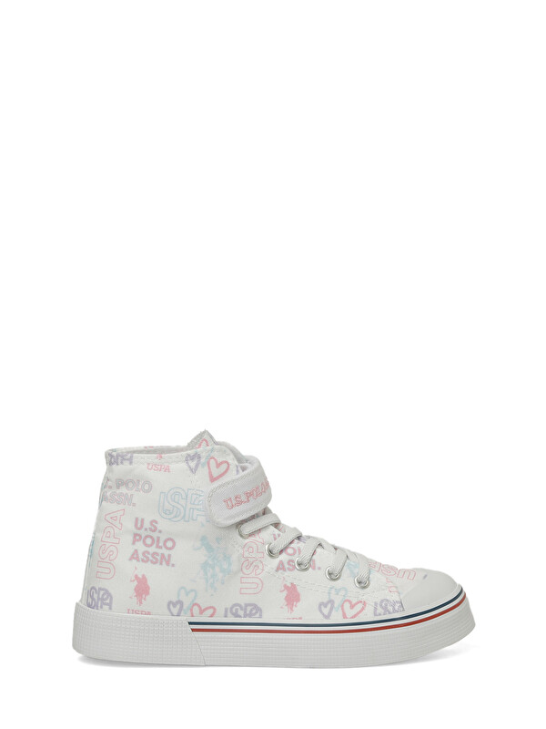 U.S. POLO ASSN. PENELOPE HI JR 5FX Beyaz Kız Çocuk High Sneaker