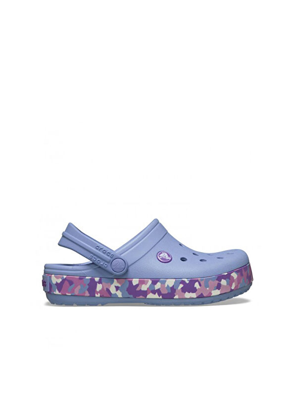 Crocs Crogband Glow Confetti Band Clog Kız Çocuk Mor Terlik