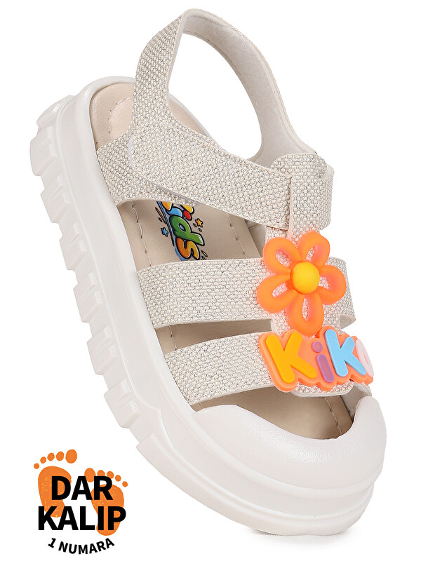 Kiko Kids Jelly Simli Hafif Taban Kız Çocuk Sandalet (1 NUMARA BÜYÜK ALINIZ)