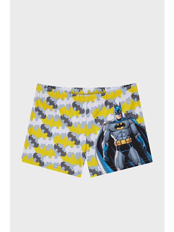 Slipstop Dark Bat Desenli UPF 50+ Korumalı Mayo Short SR2332010009
