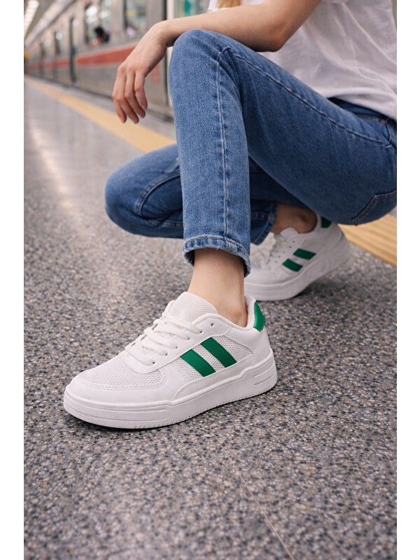 MODAFRATO X-106 Unisex Spor Ayakkabı Günlük Kaymaz Taban Kadın Sneaker