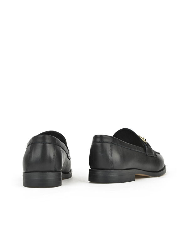 Hakiki Deri Kadın Ayakkabı 1411033Z24073 Siyah - Görsel 4