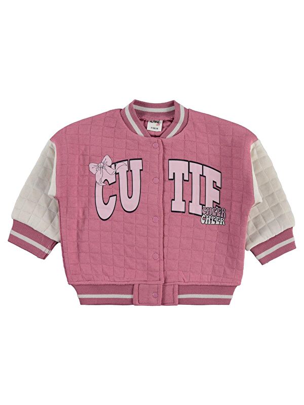 Civil Baby Cutıe Nakışlı 6-18 Ay Hırka - Pembe 9-12 Ay