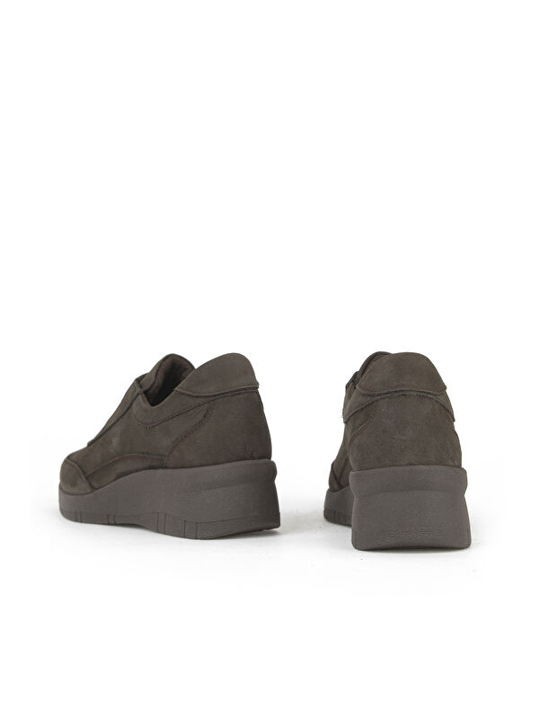 Kadın Hakiki Deri Konfor Ayakkabı 153359Z2202 Kahve - Görsel 4