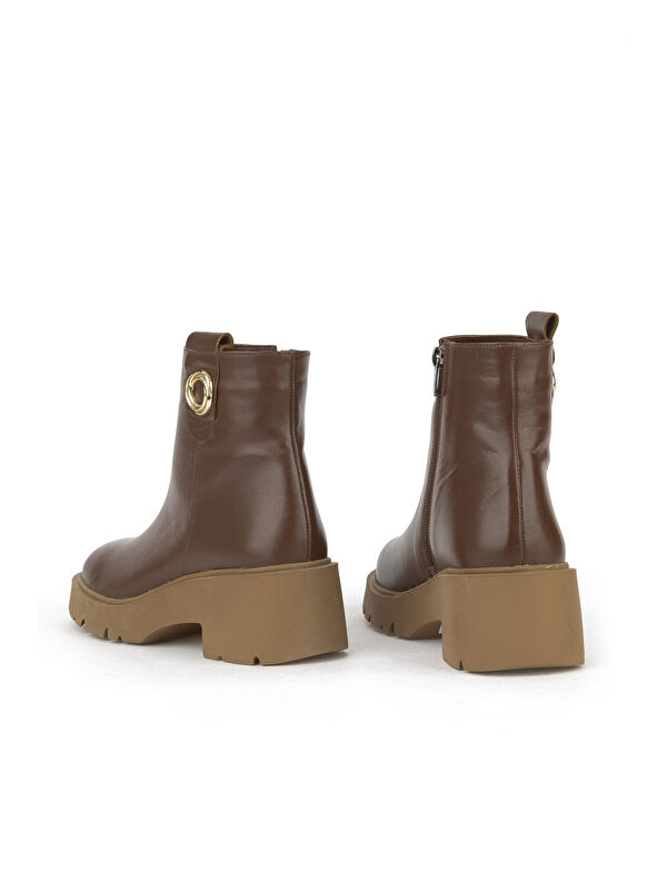 Kadın Hakiki Deri Bot 1531030Z2593 Taba - Görsel 4