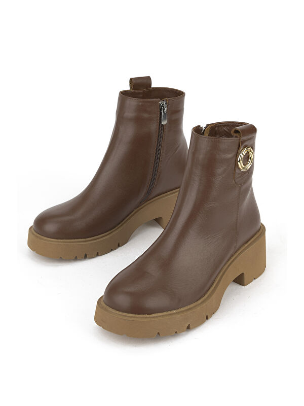 Kadın Hakiki Deri Bot 1531030Z2593 Taba - Görsel 6