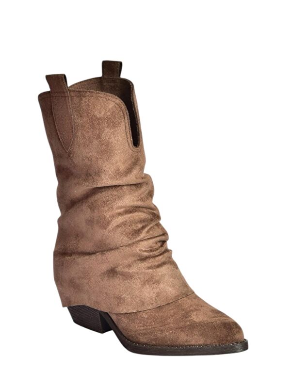 Kahverengi Kadın Bot V404041002 - Görsel 3