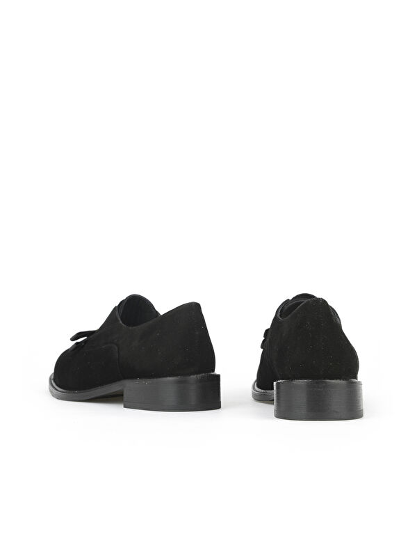 Kadın Hakiki Deri Ayakkabı 1531030Z2584 Siyah - Görsel 4