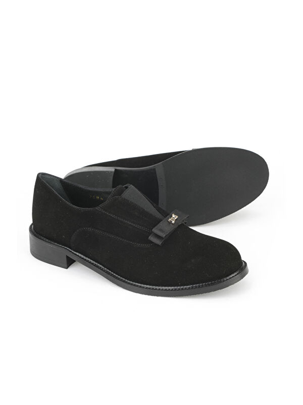 Kadın Hakiki Deri Ayakkabı 1531030Z2584 Siyah - Görsel 5