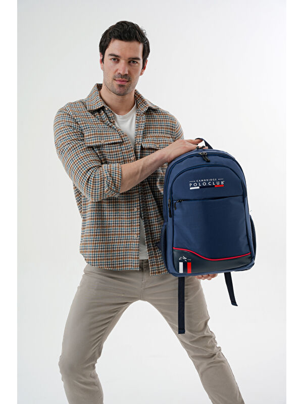 Cambridge Polo Club Unisex Çok Gözlü Sırt Çantası