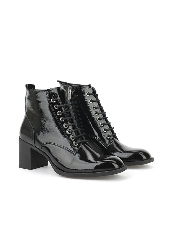 Kadın Hakiki Deri Bot 1531020Z9804 Siyah - Görsel 3