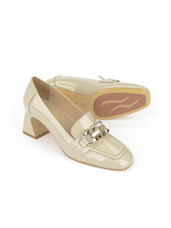 Kadın Hakiki Deri Ayakkabı 1531030Z2549 Bej - Görsel 5