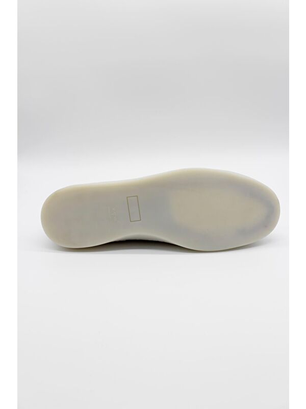 Bej %100 Deri Süet Bağcıksız Casual Ayakkabı 1033240166 - Görsel 3