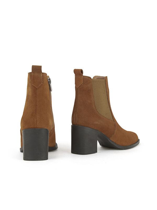 Kadın Hakiki Deri Bot 1531020Z9805 Taba - Görsel 4