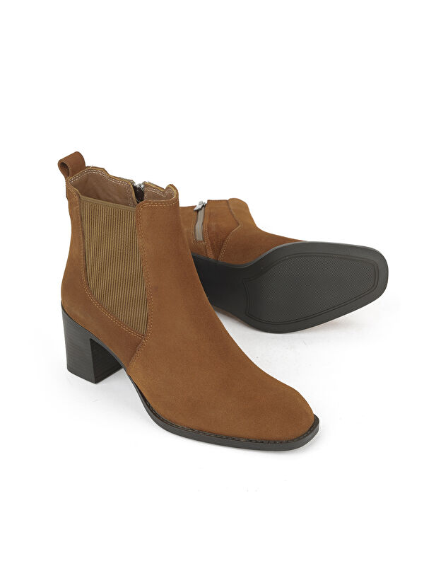 Kadın Hakiki Deri Bot 1531020Z9805 Taba - Görsel 5