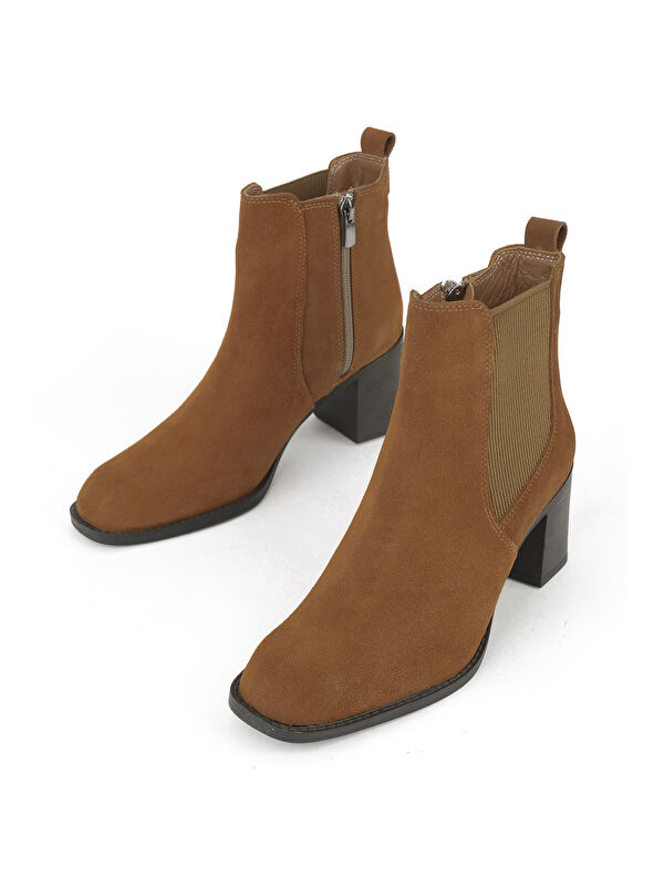 Kadın Hakiki Deri Bot 1531020Z9805 Taba - Görsel 6