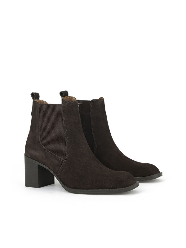 Ziya Ayakkabi Kahverengi Ziya Ayakkabi Hakiki Kadın Deri Bot 1531020Z9805