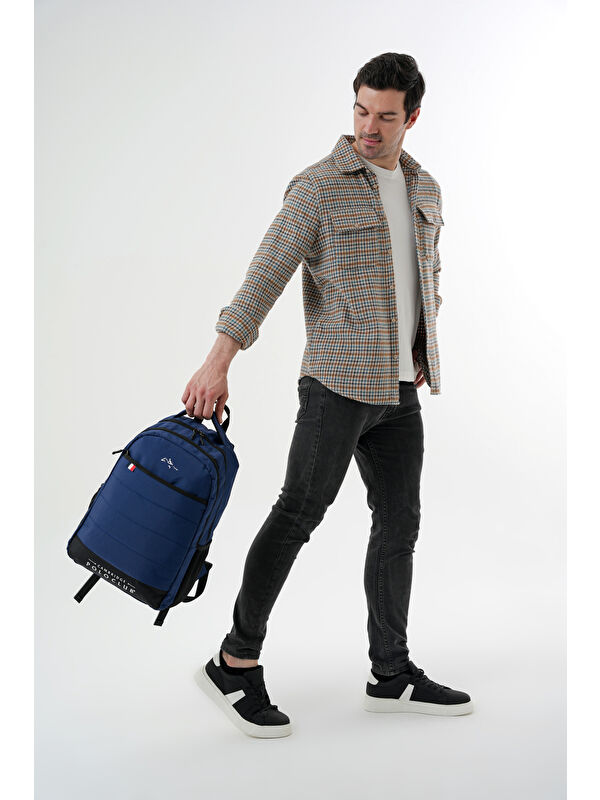 Cambridge Polo Club Minimalist Tasarım Unisex Çok Gözlü Sırt Çantası