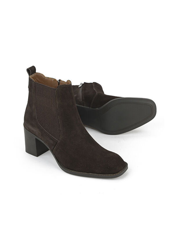 Ziya Ayakkabi Kahverengi Ziya Ayakkabi Hakiki Kadın Deri Bot 1531020Z9805