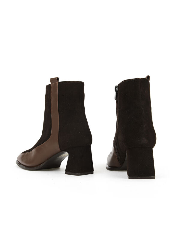 Kadın Hakiki Deri Bot 1531030Z2596 Kahve - Görsel 4