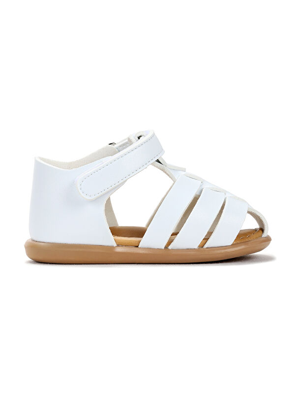 Lonpe İlk Adım Cırtlı Kız Bebek Sandalet - Görsel 4