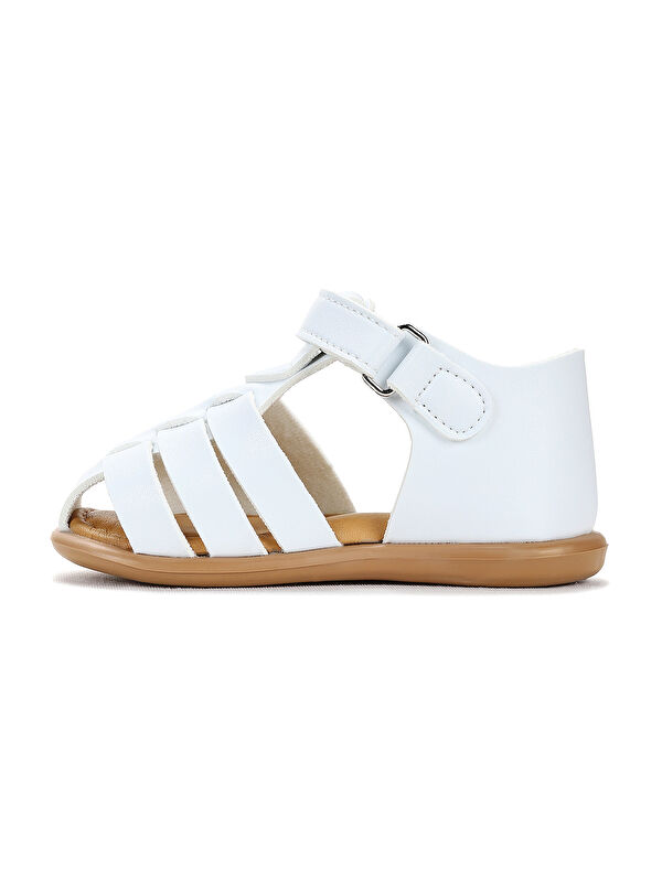 Lonpe İlk Adım Cırtlı Kız Bebek Sandalet - Görsel 5