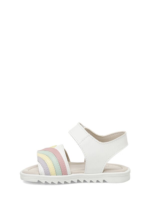 SUUP.B5FX Beyaz Kız Çocuk Sandalet - Görsel 4
