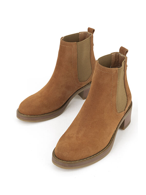 Kadın Hakiki Deri Bot 1531020Z2325 Taba - Görsel 6