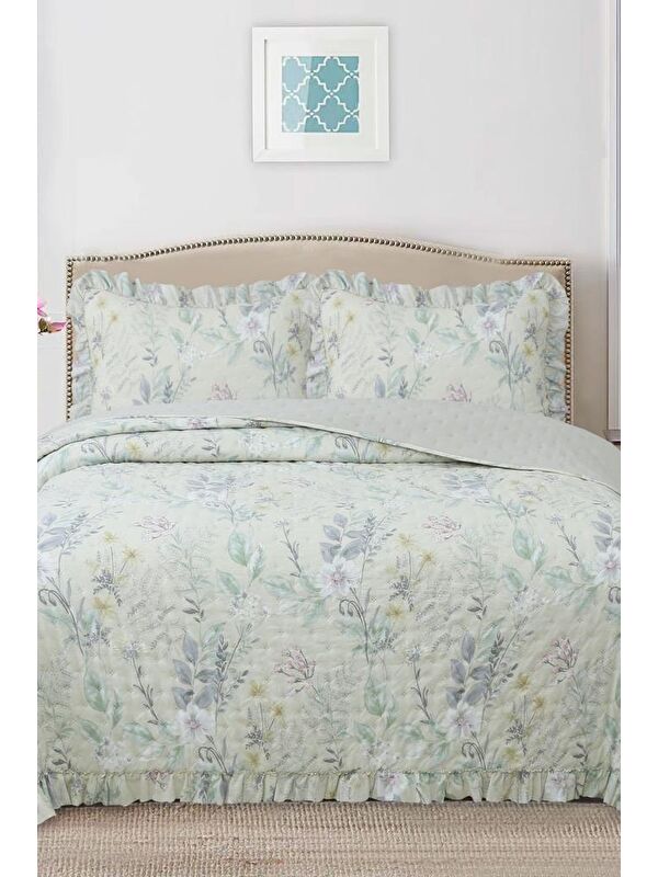 Çeyiz Diyarı Breeze Orman Çiçekleri Çift Kişilik Yatak Örtüsü 240x260