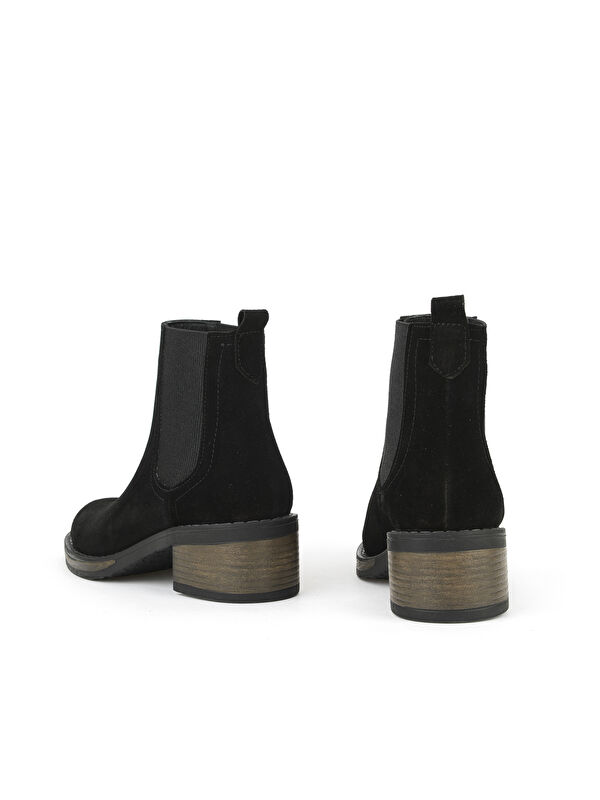 Kadın Hakiki Deri Bot 1531020Z2325 Siyah - Görsel 4