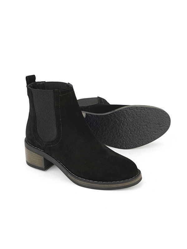 Kadın Hakiki Deri Bot 1531020Z2325 Siyah - Görsel 5