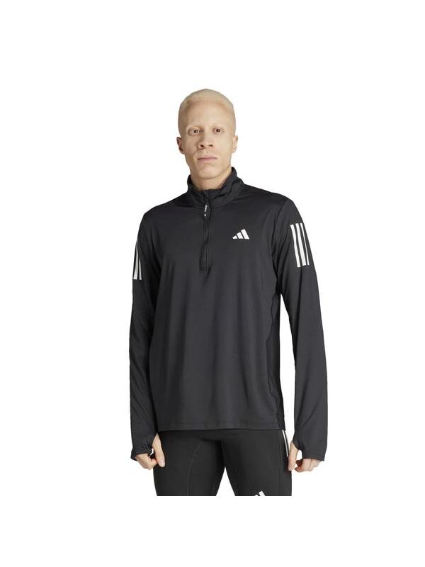 Adidas Own The Run B Erkek Siyah Dik Yaka Sweatshirt