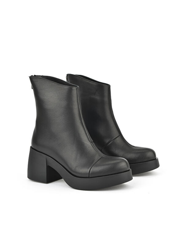 Kadın Hakiki Deri Bot 1531050Z26105358K Siyah - Görsel 3