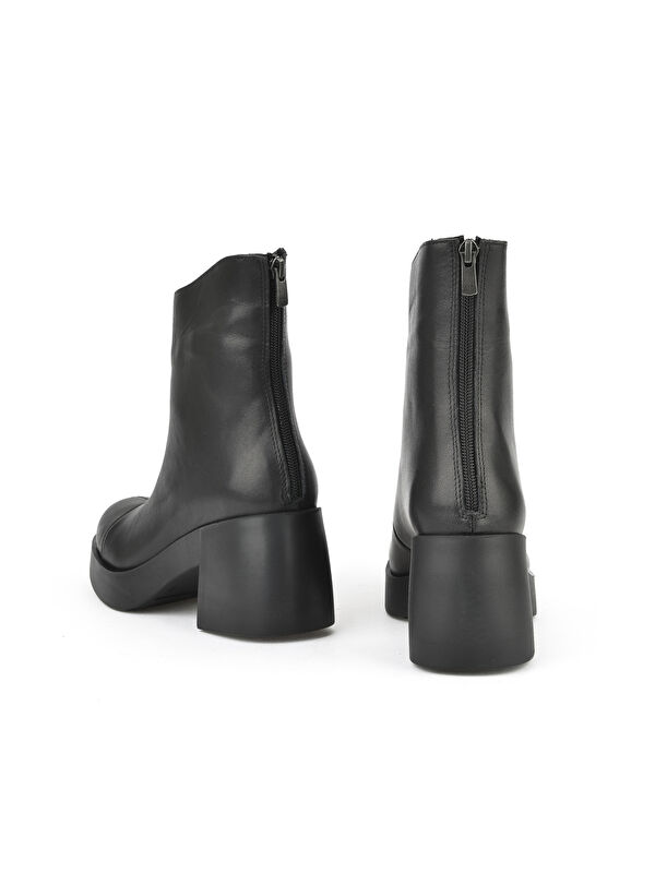 Kadın Hakiki Deri Bot 1531050Z26105358K Siyah - Görsel 4