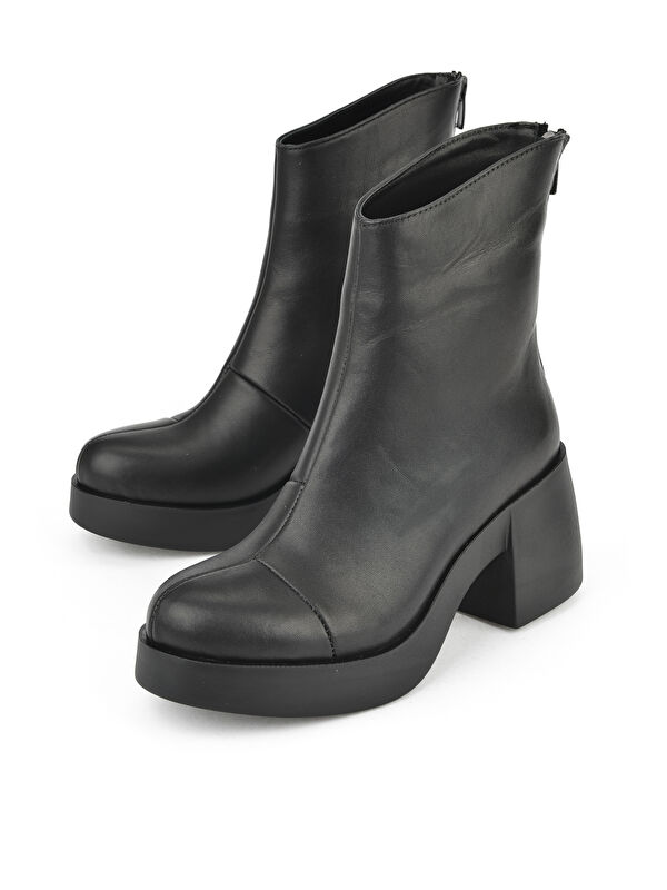 Kadın Hakiki Deri Bot 1531050Z26105358K Siyah - Görsel 6