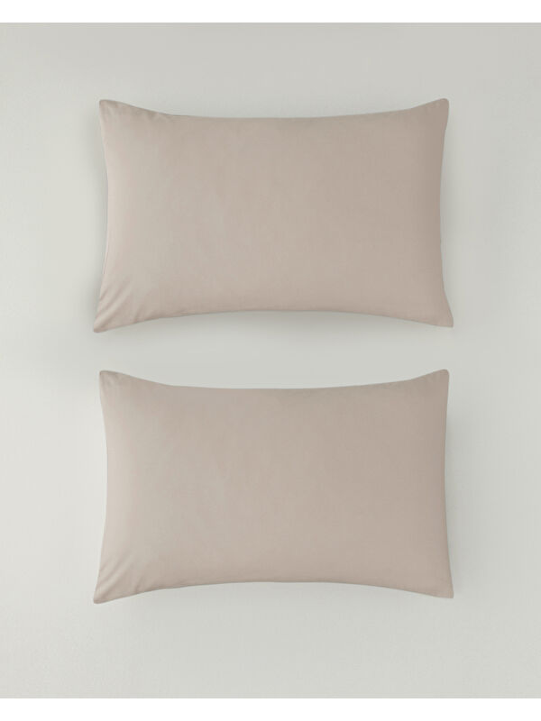 English Home Novella Premium Soft Pamuk 2'li Yastık Kılıfı 50x70 cm Toz Pembe