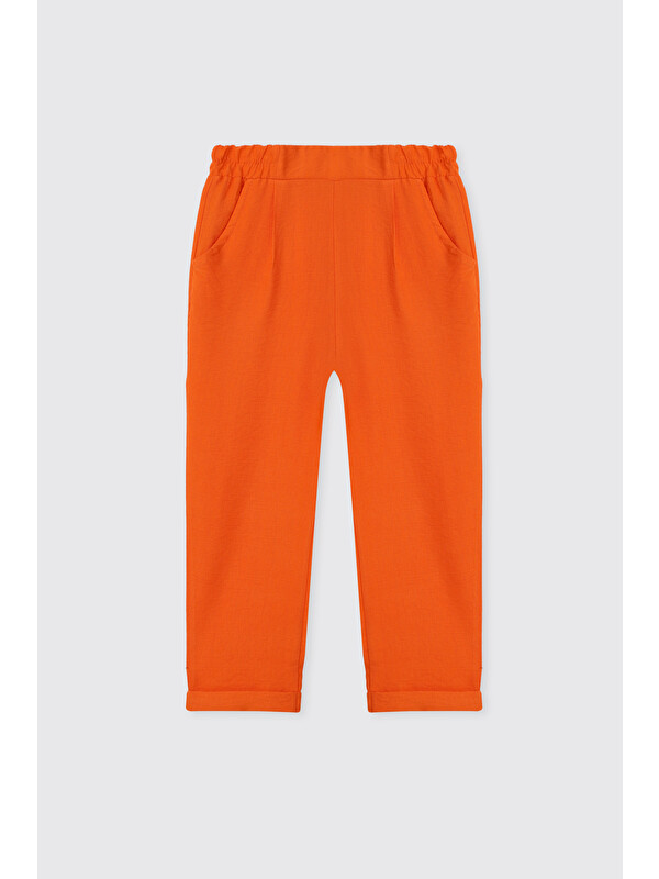 Panço Kız Bebek Oranj Pantolon