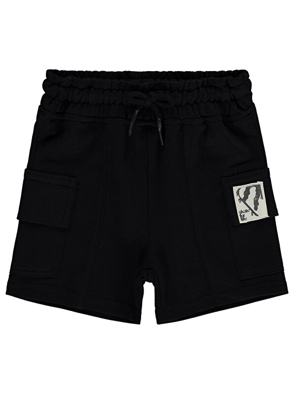 Civil Boys Basic Kargo Cepli 2-5 Yaş Kapri - Siyah