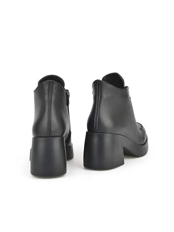 Kadın Hakiki Deri Bot 1531050Z26105354K Siyah - Görsel 4