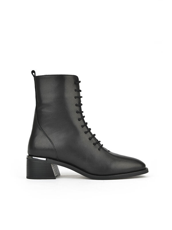 Kadın Hakiki Deri Bot 1531050Z26103551K Siyah - Görsel 2