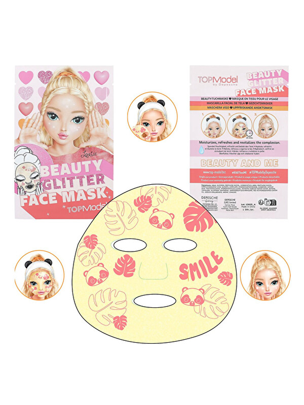 Top Model Parıltılı Yüz Maskesi Smile 12825